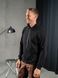 Мужской худи на молнии Teamv Oversize ZIP Черная