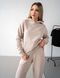Жіночий спортивний костюм Teamv OVERSIZE 23 Пісочний