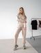 Жіночий спортивний костюм Teamv OVERSIZE 23 Пісочний