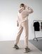 Жіночий спортивний костюм Teamv OVERSIZE 23 Пісочний