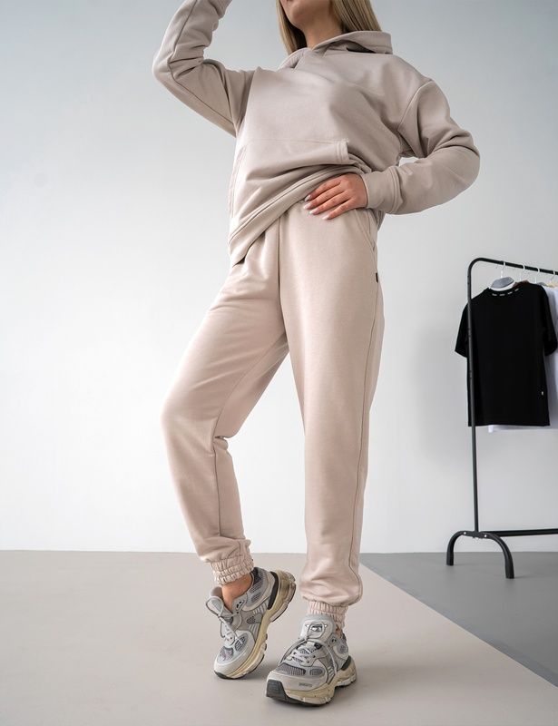 Жіночий спортивний костюм Teamv OVERSIZE 23 Пісочний