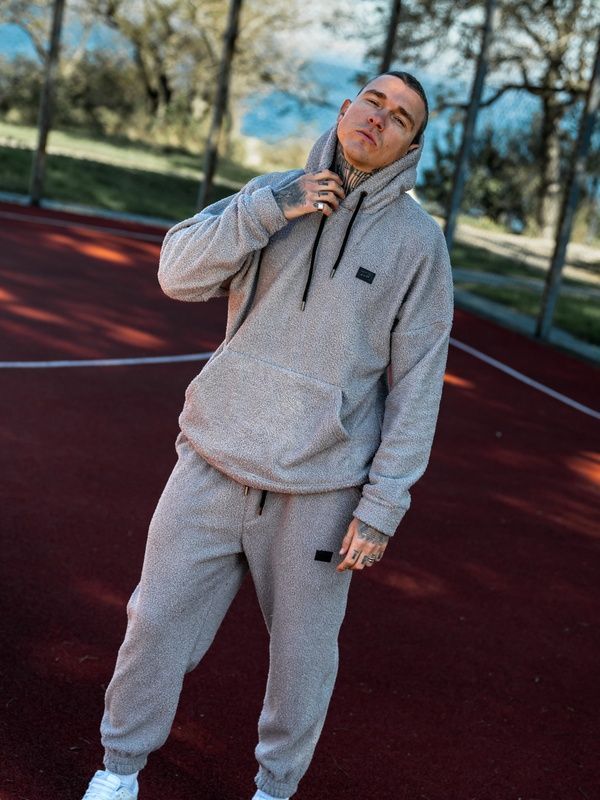 Чоловічий теплий костюм прогулянки Teamv LAMA Сірий