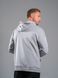 Чоловічий худі на весну Oversize Petlia 23 Сірий