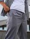 Штаны спортивные мужские брюки летние из хлопковой плащёвки TENCEL штаны джоггеры прямые Серые