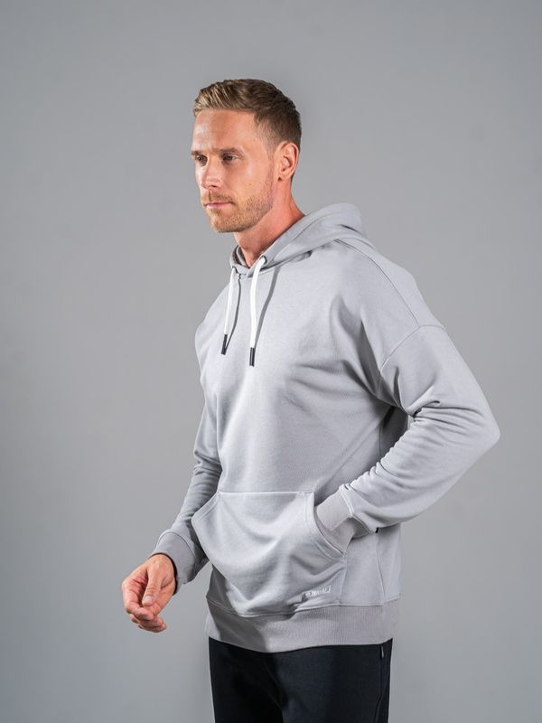 Чоловічий худі на весну Oversize Petlia 23 Сірий