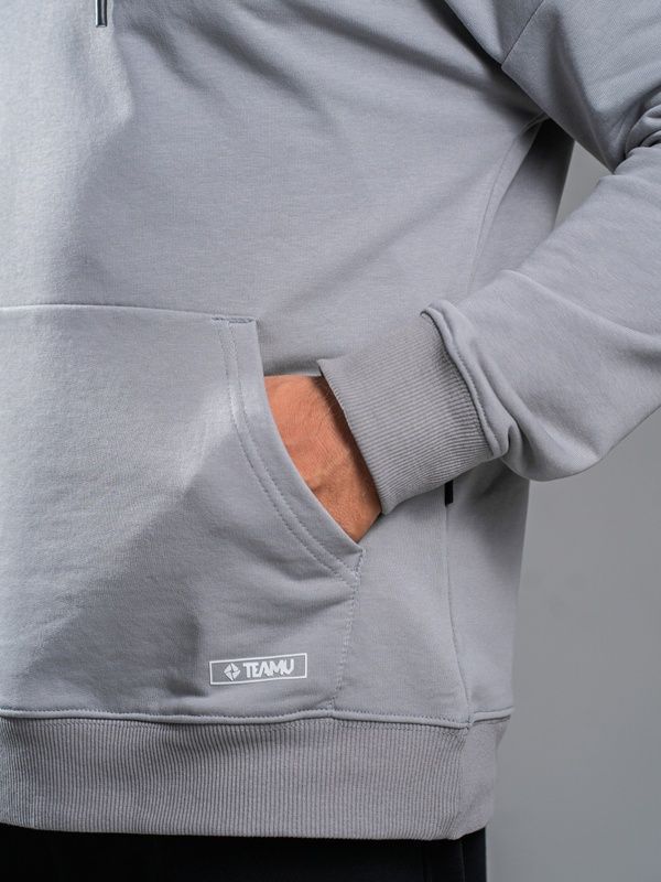 Чоловічий худі на весну Oversize Petlia 23 Сірий