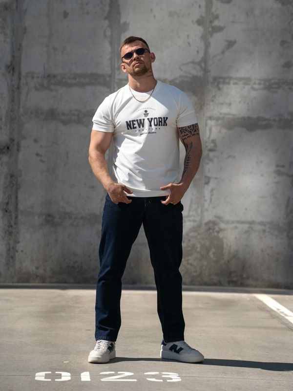 Мужские джинсы мом повседневные Teamv Denim Темно синие