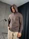 Чоловіча кофта на блискавці Teamv Oversize ZIP Мокко