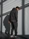 Чоловічий теплий костюм на блискавці ZIP FUR Графіт