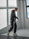 Чоловічий теплий костюм на блискавці ZIP FUR Графіт
