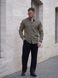 Мужская рубашка классическая однотонная Tencel Comfort Оливковая