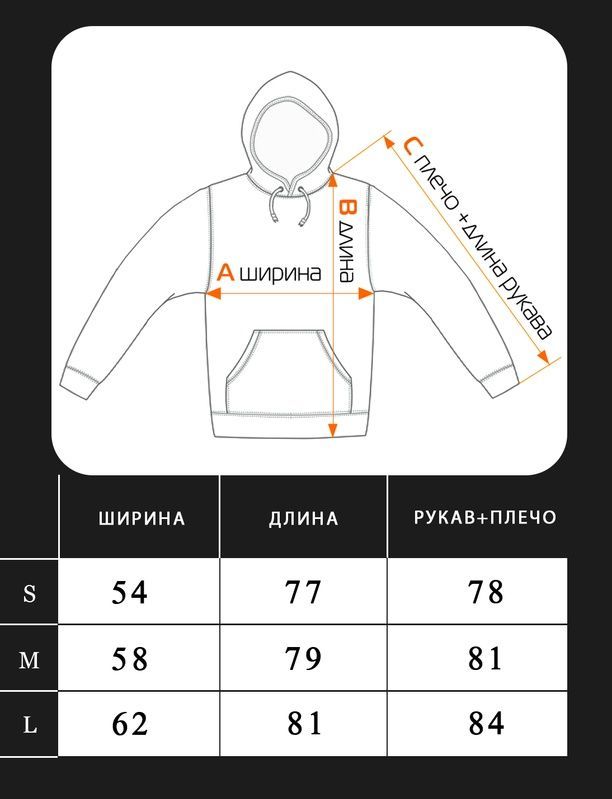 Чоловічий теплий худі оверсайз Teamv Lama Чорний