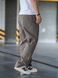 Джинсы мужские прямого кроя оверсайз Baggy из плотного денима Коричневые