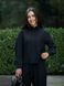 Рубашка женская летняя льняная Tencel Linen Черная