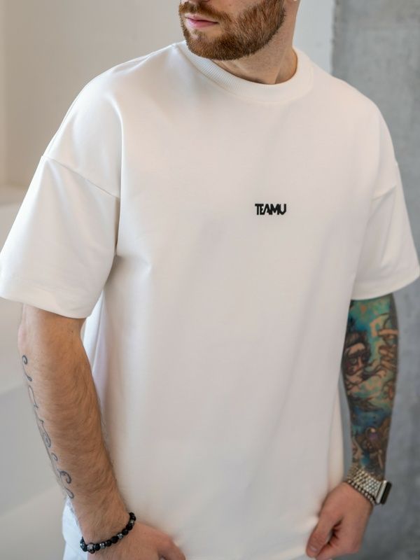 Мужской летний костюм с футболкой Teamv Oversize 32 Белый