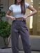 Джинсы мом женские зауженые Teamv Denim Mom Коричневые