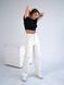 Женские прямые брюки Teamv COTON TWILL Кремовые