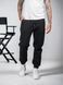 Чоловічі теплі спортивні штани Teamv OVERSIZE 3 Чорні
