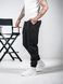 Чоловічі теплі спортивні штани Teamv OVERSIZE 3 Чорні