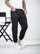 Чоловічі теплі спортивні штани Teamv OVERSIZE 3 Чорні