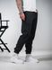 Чоловічі теплі спортивні штани Teamv OVERSIZE 3 Чорні