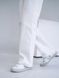 Женские прямые брюки Teamv COTON TWILL Белые